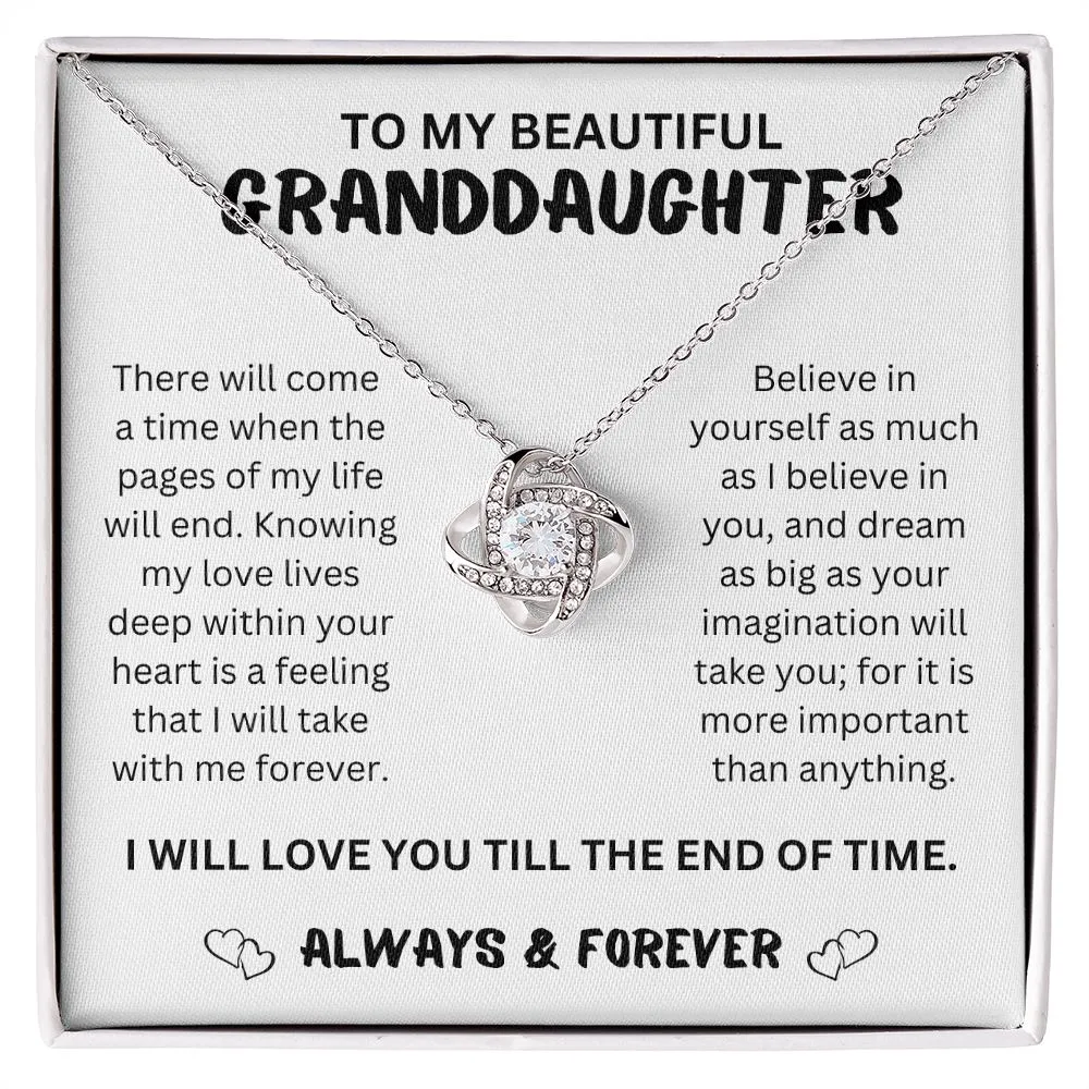 To My Beautiful Granddaughter - Heart