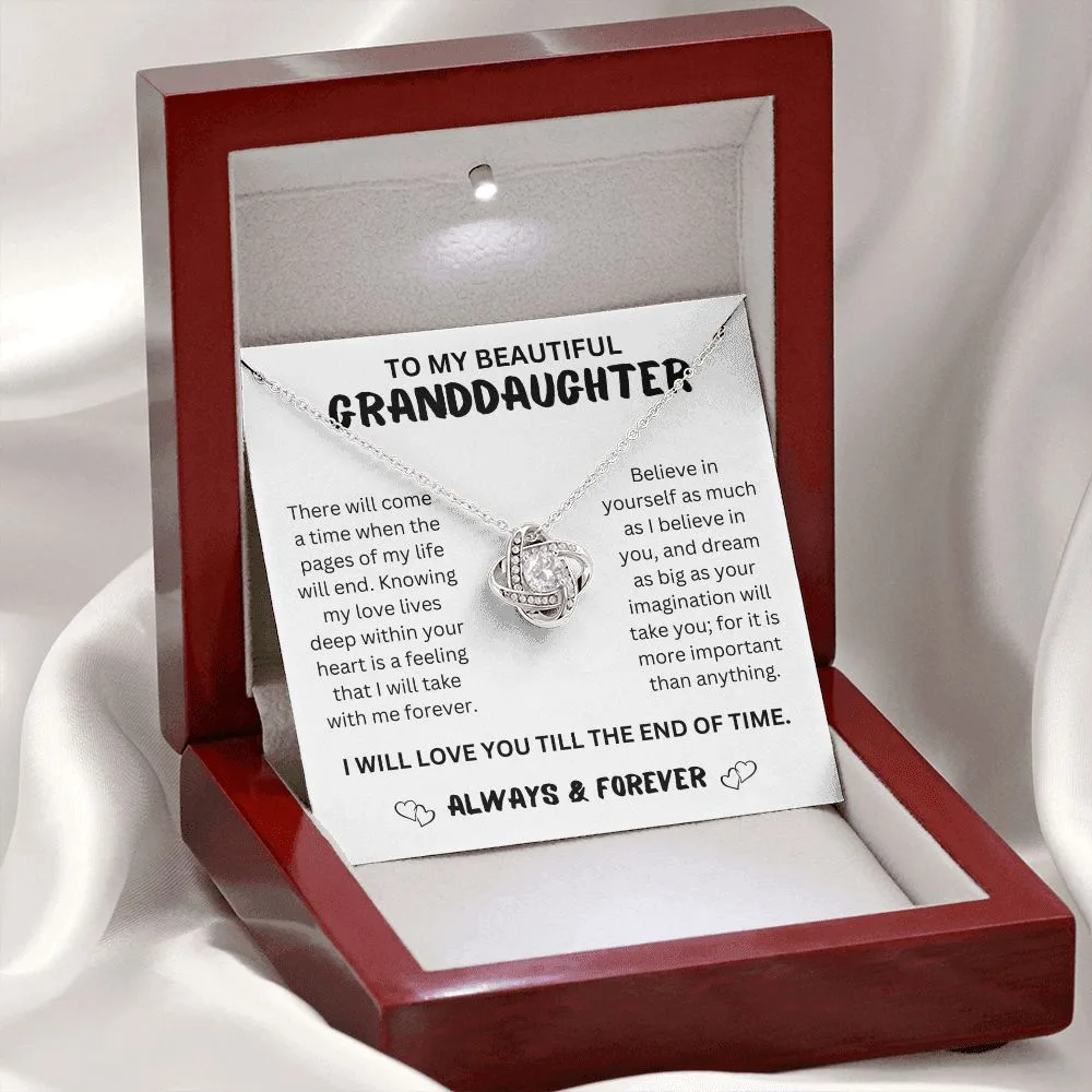 To My Beautiful Granddaughter - Heart
