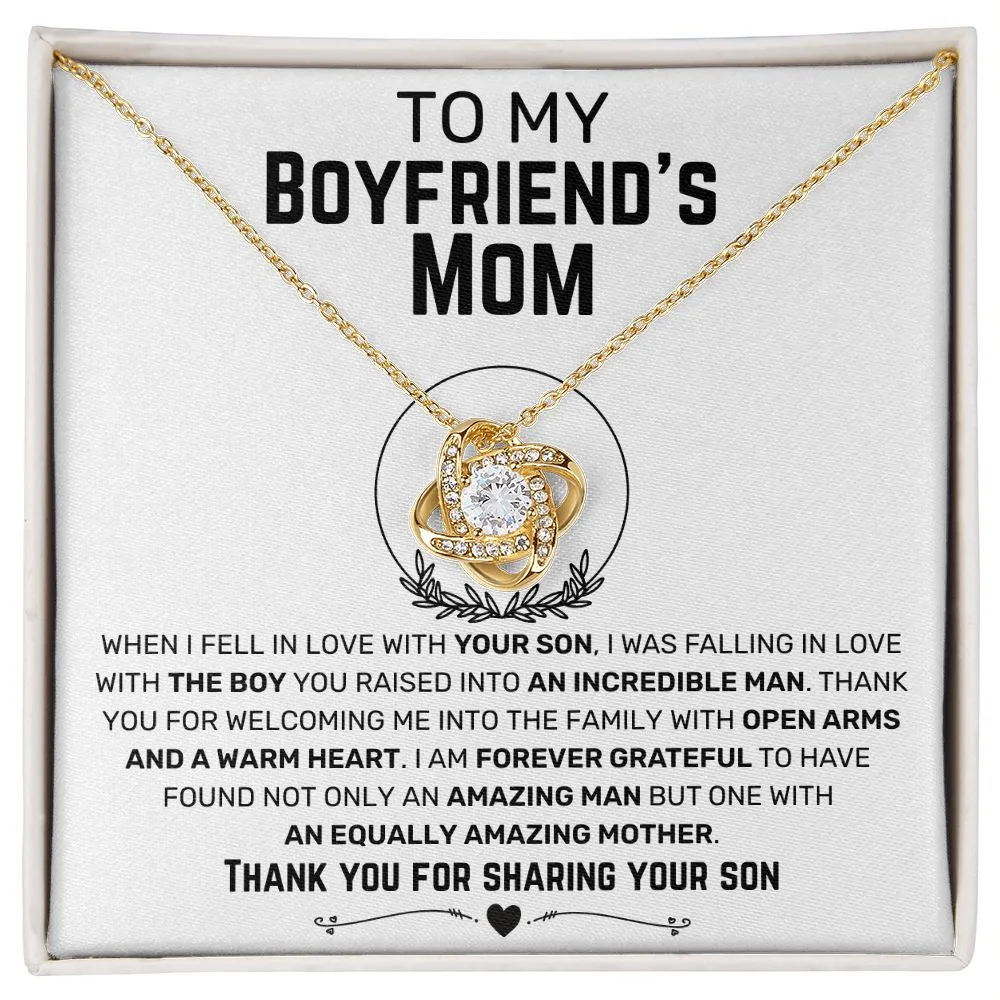 To My Boyfriend's Mom Necklace