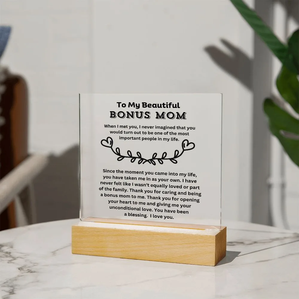 To My Beautiful Bonus Mom - Blessing