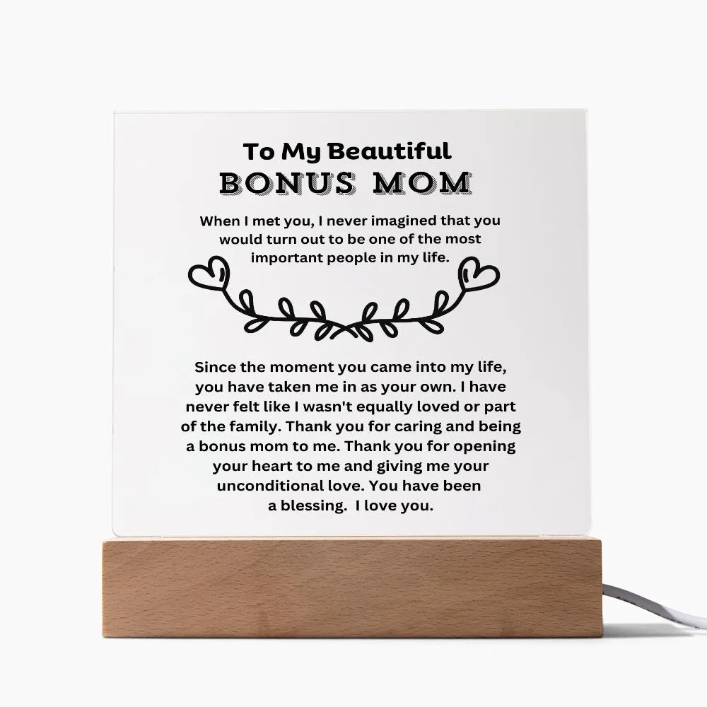 To My Beautiful Bonus Mom - Blessing