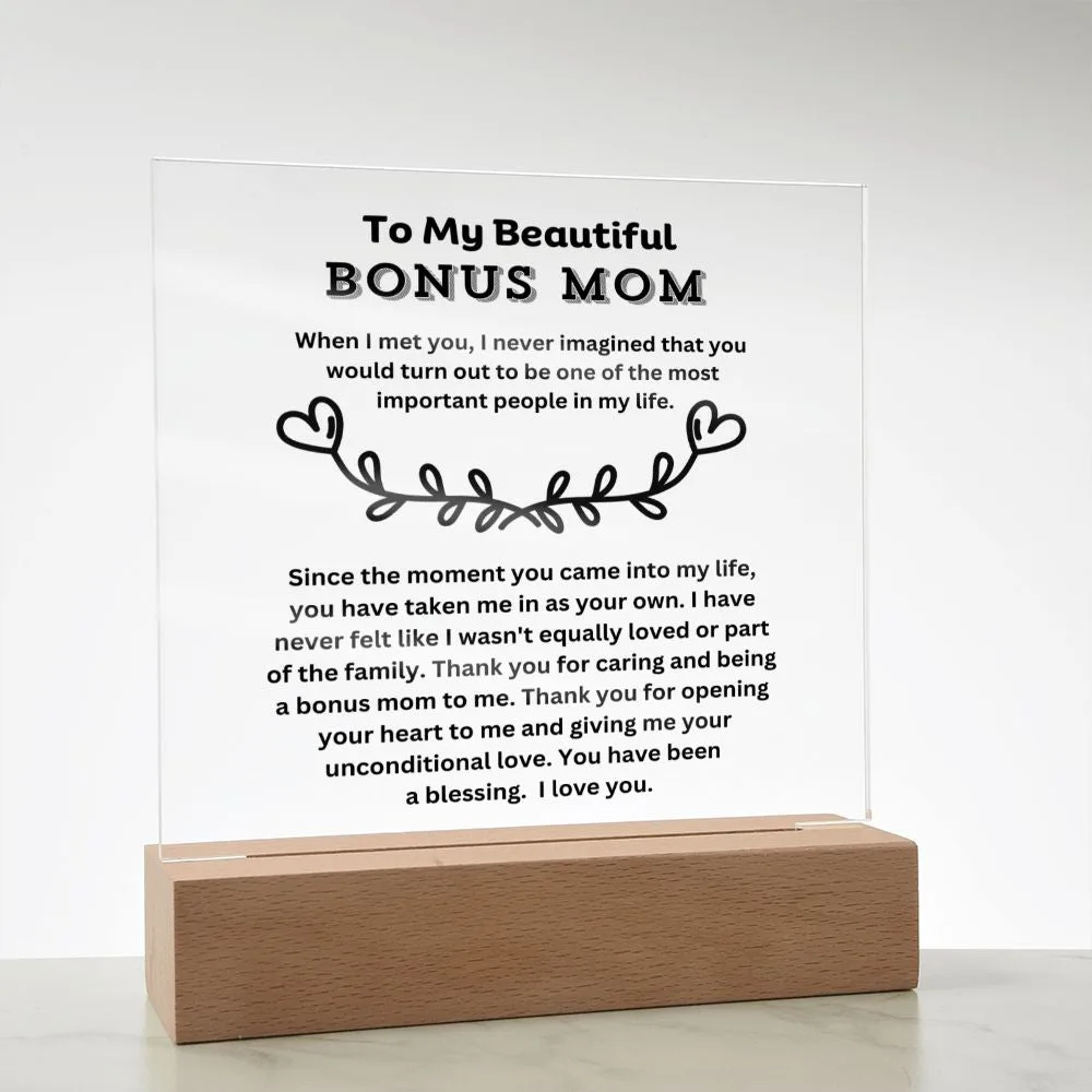 To My Beautiful Bonus Mom - Blessing