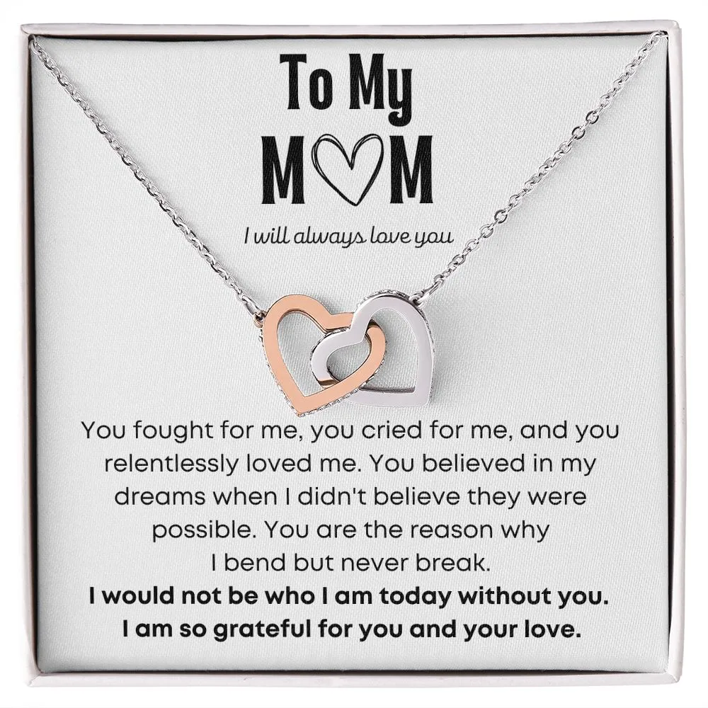 To My Supportive Mom