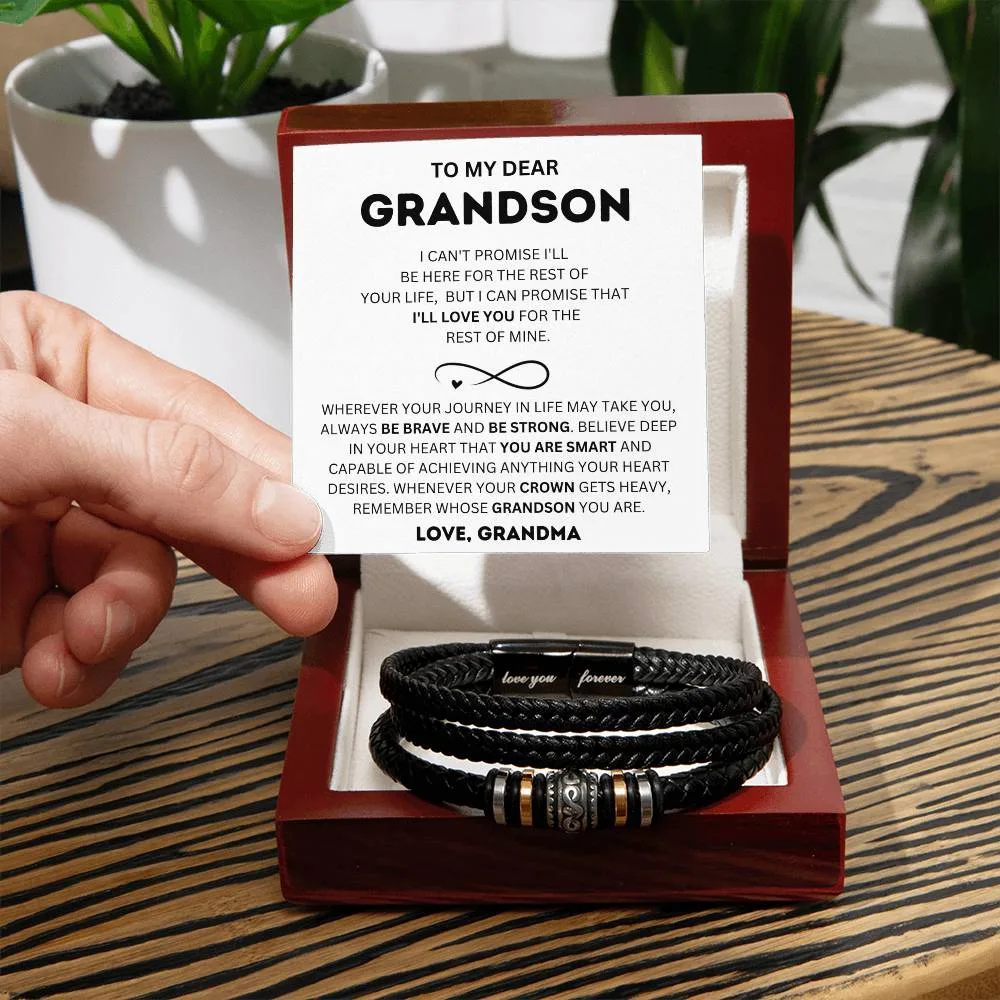 To my Grandson - Be Brave - Bracelet