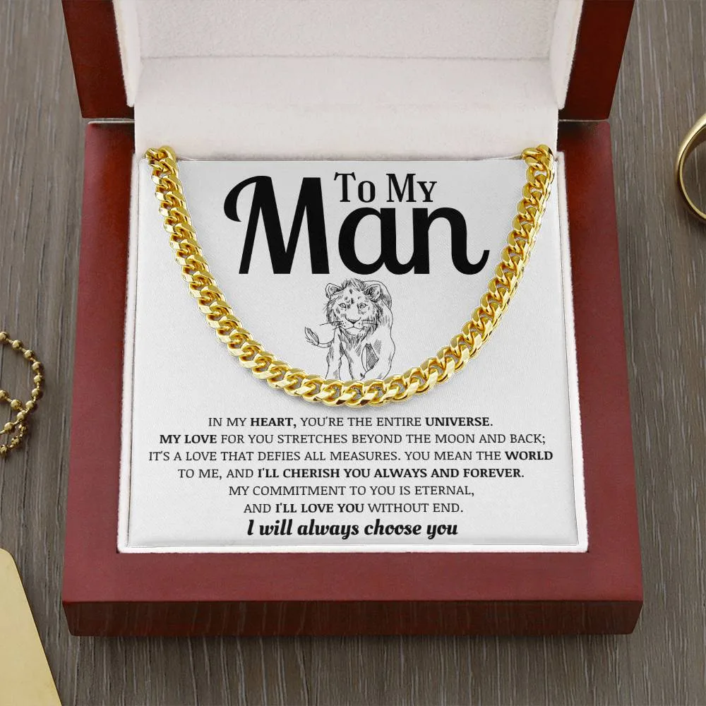 To My Man - Sunshine - Cuban Chain