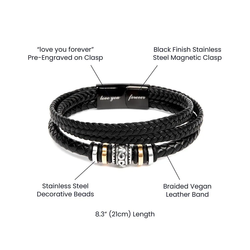 To My Man - Bracelet - I love you Forever & Always