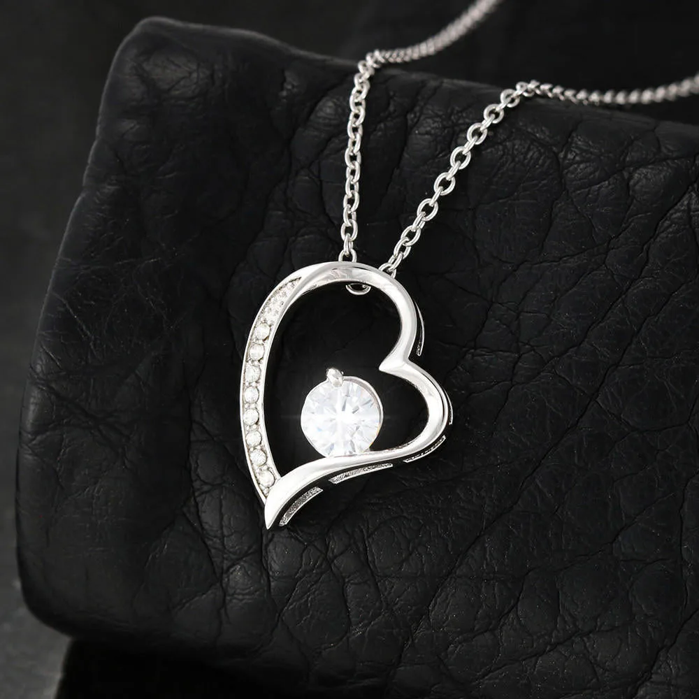 To My Daughter - Be Brave - Forever Love Necklace