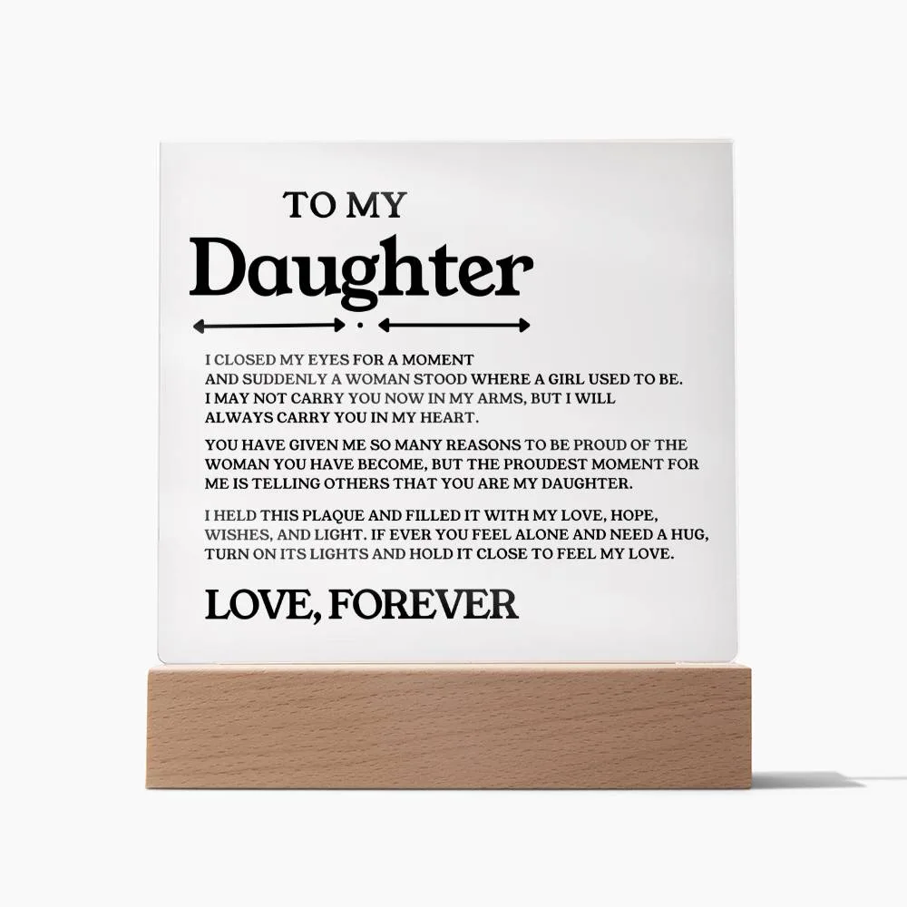 To My Daughter