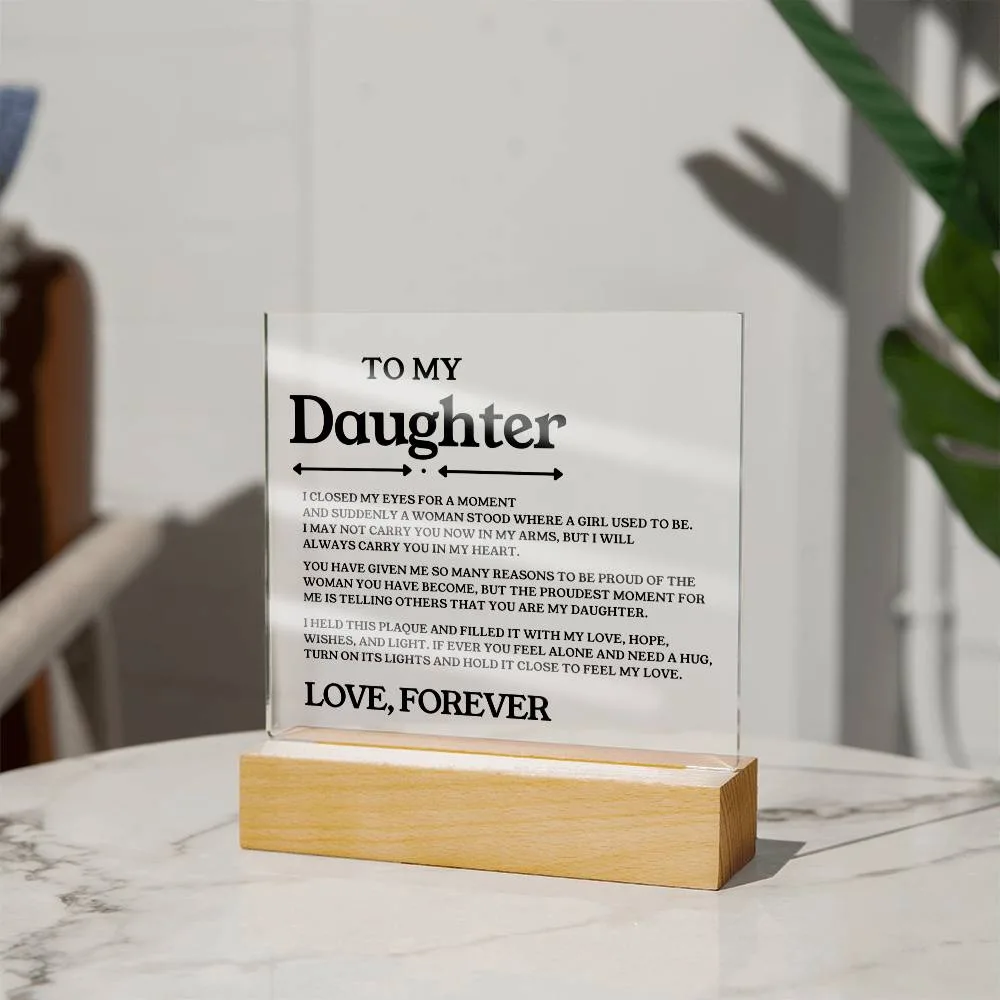 To My Daughter