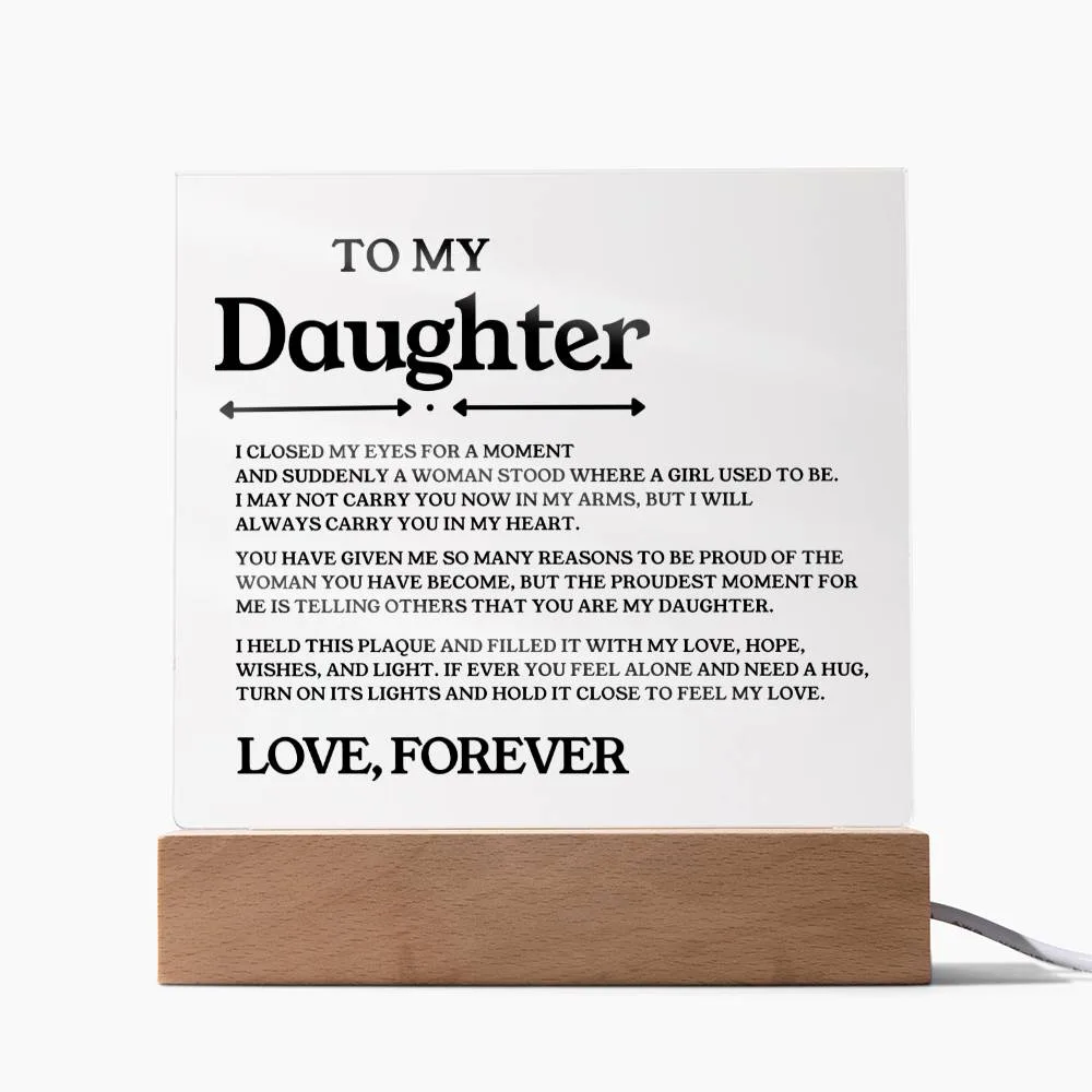 To My Daughter