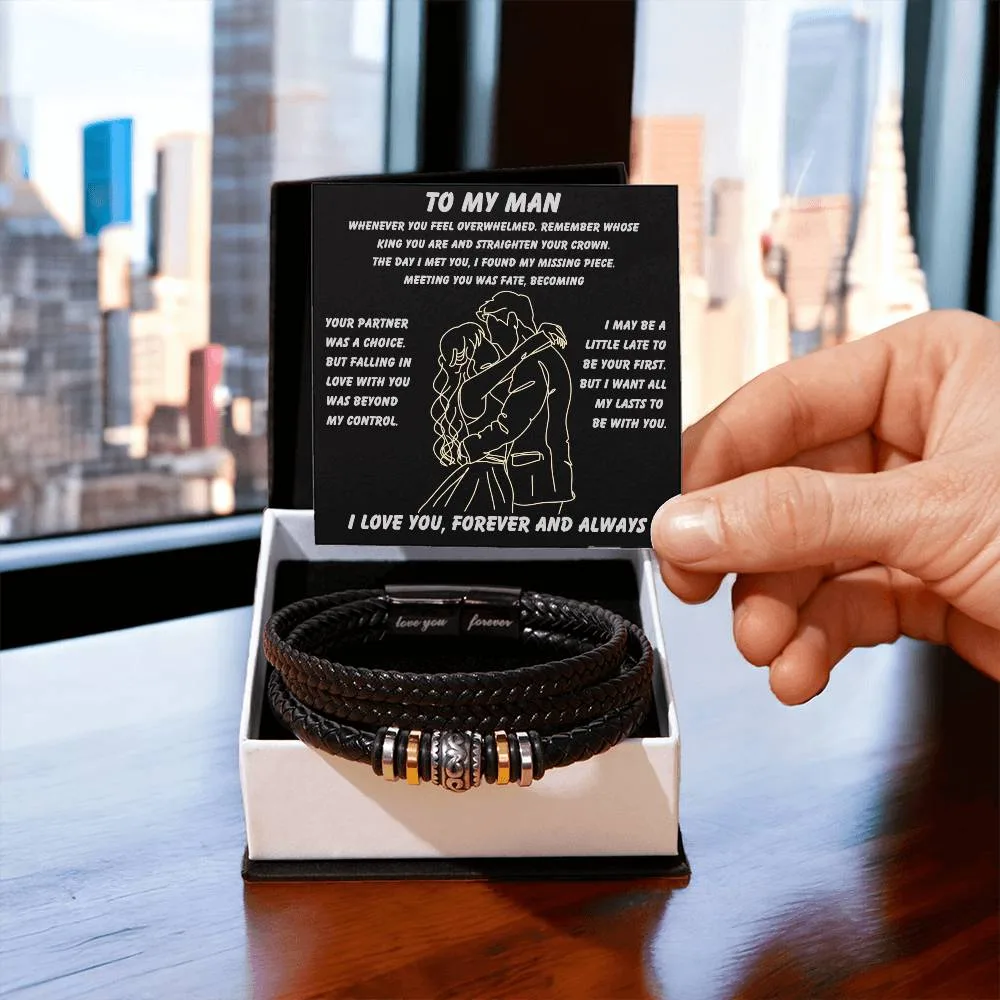 To My Man - Falling In Love - Bracelet