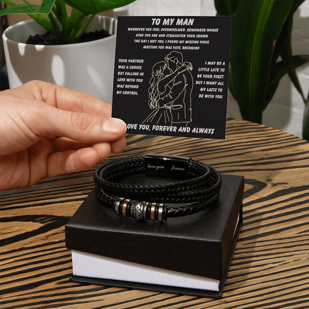 To My Man - Falling In Love - Bracelet