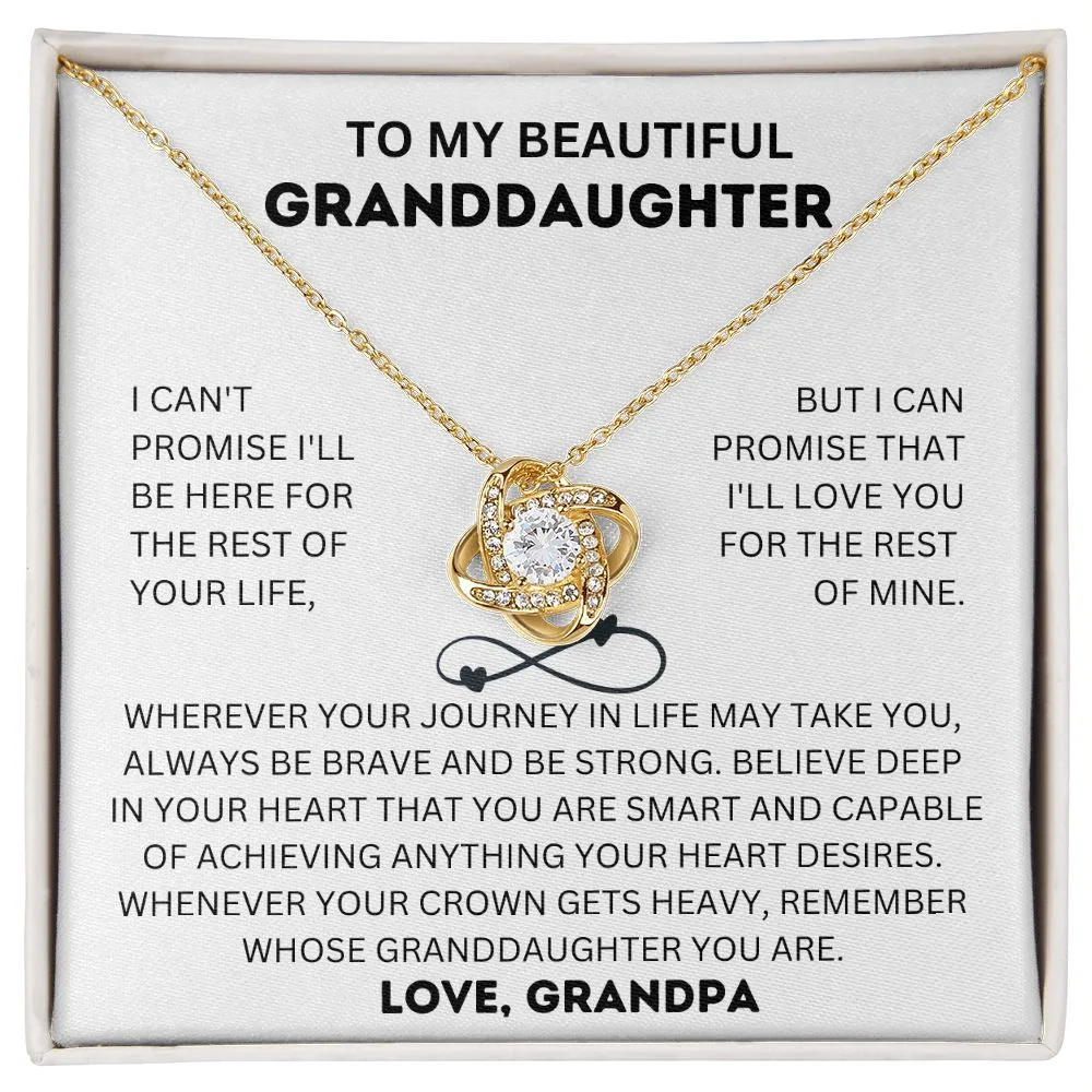 To My Beautiful Granddaughter - Personalized