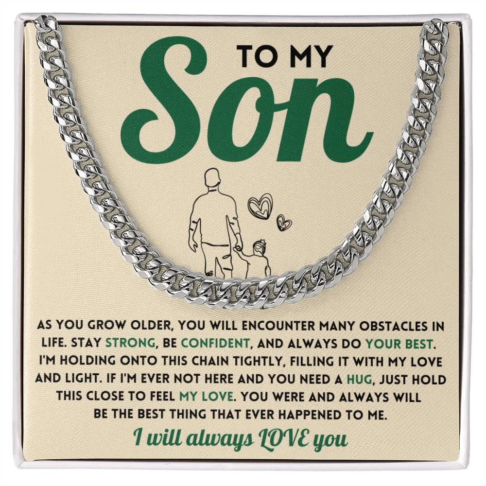To My SON - Cuban Chain