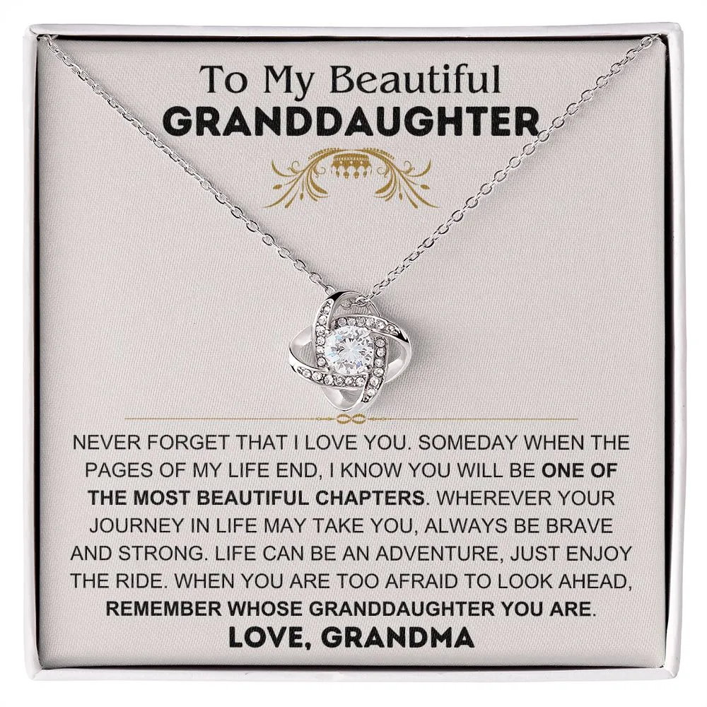 To My Beautiful Granddaughter - Grandma