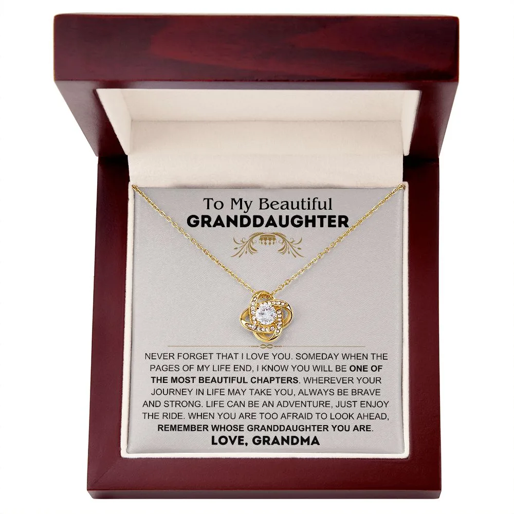 To My Beautiful Granddaughter - Grandma