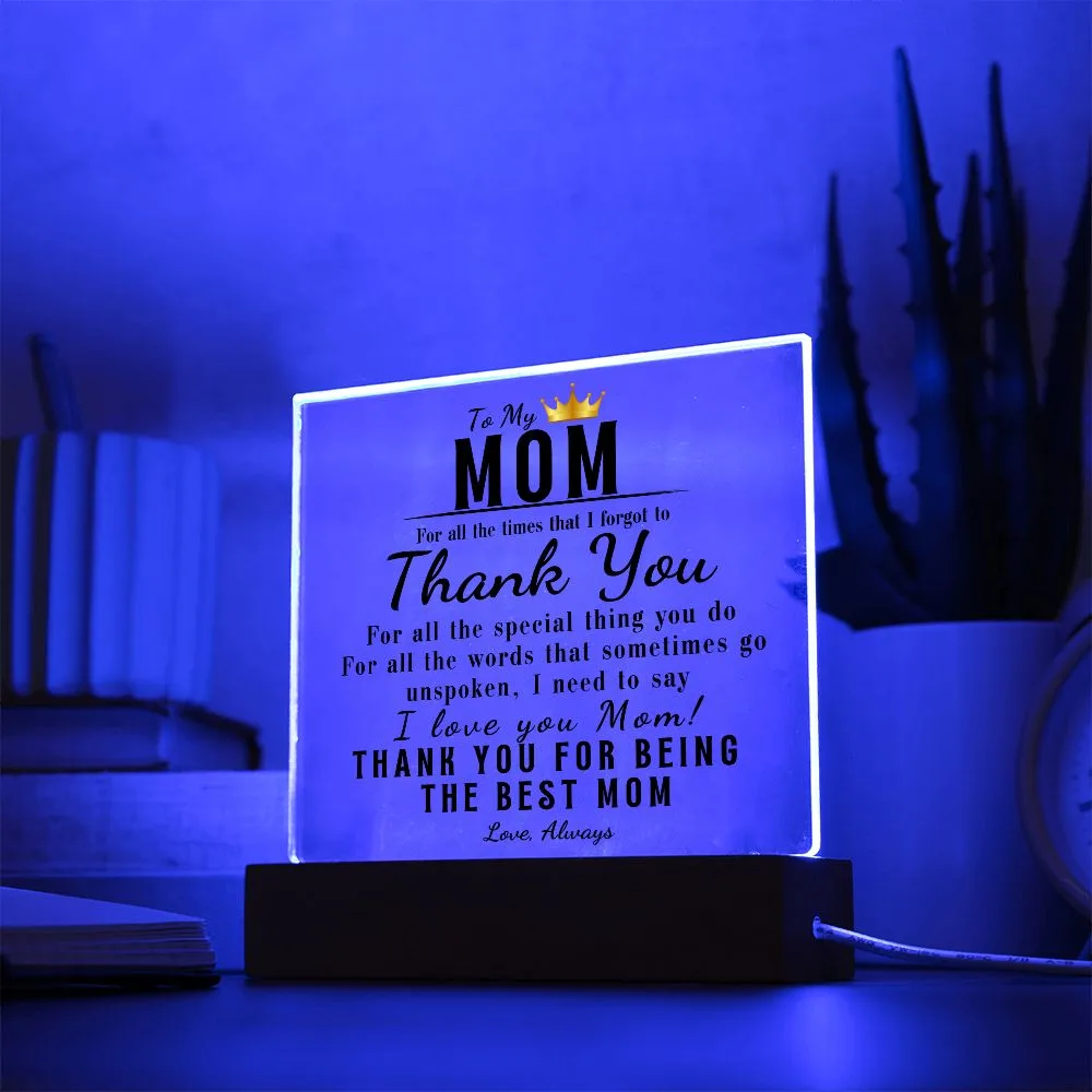 To My Mom - Thank You