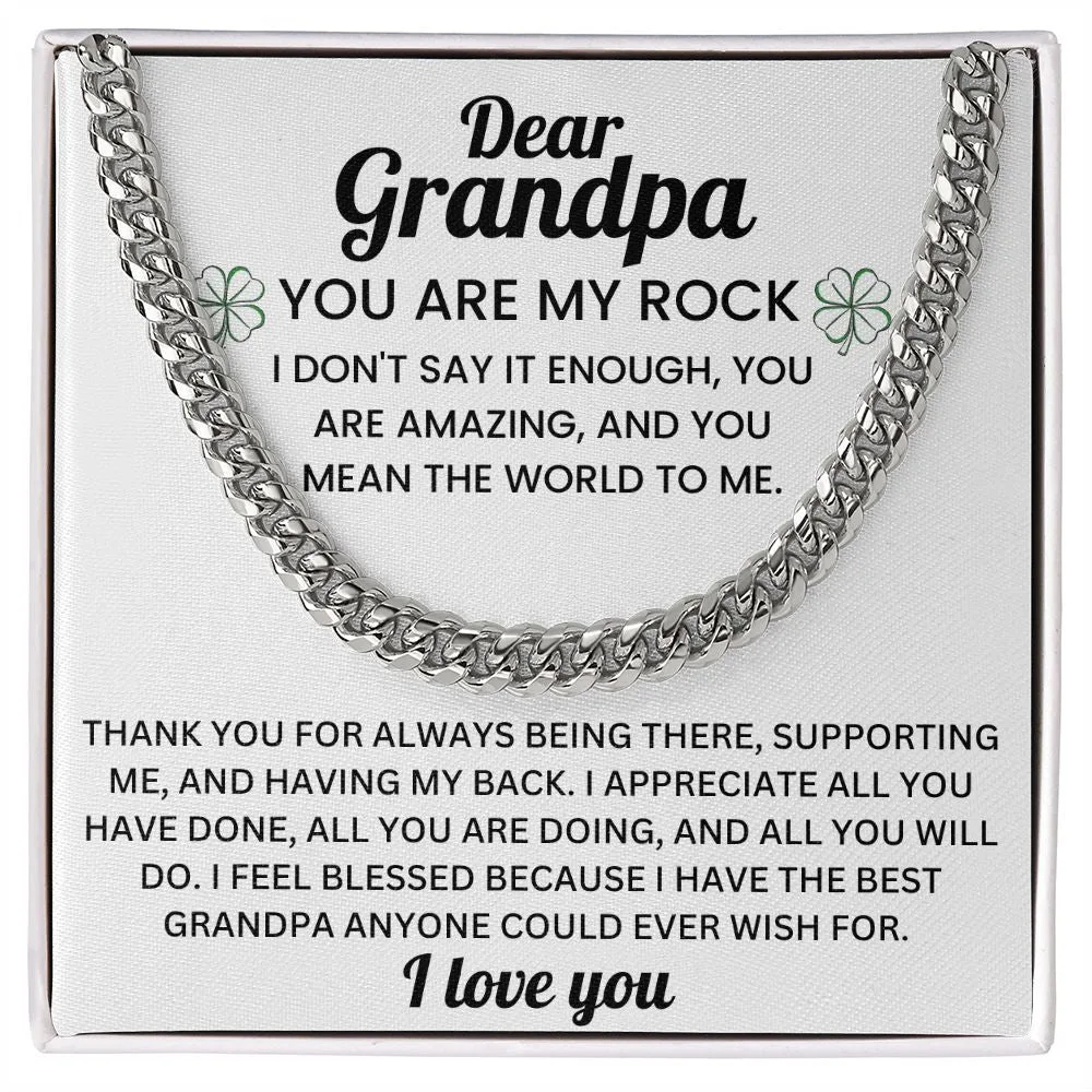 To My Grandpa - Cuban Chain
