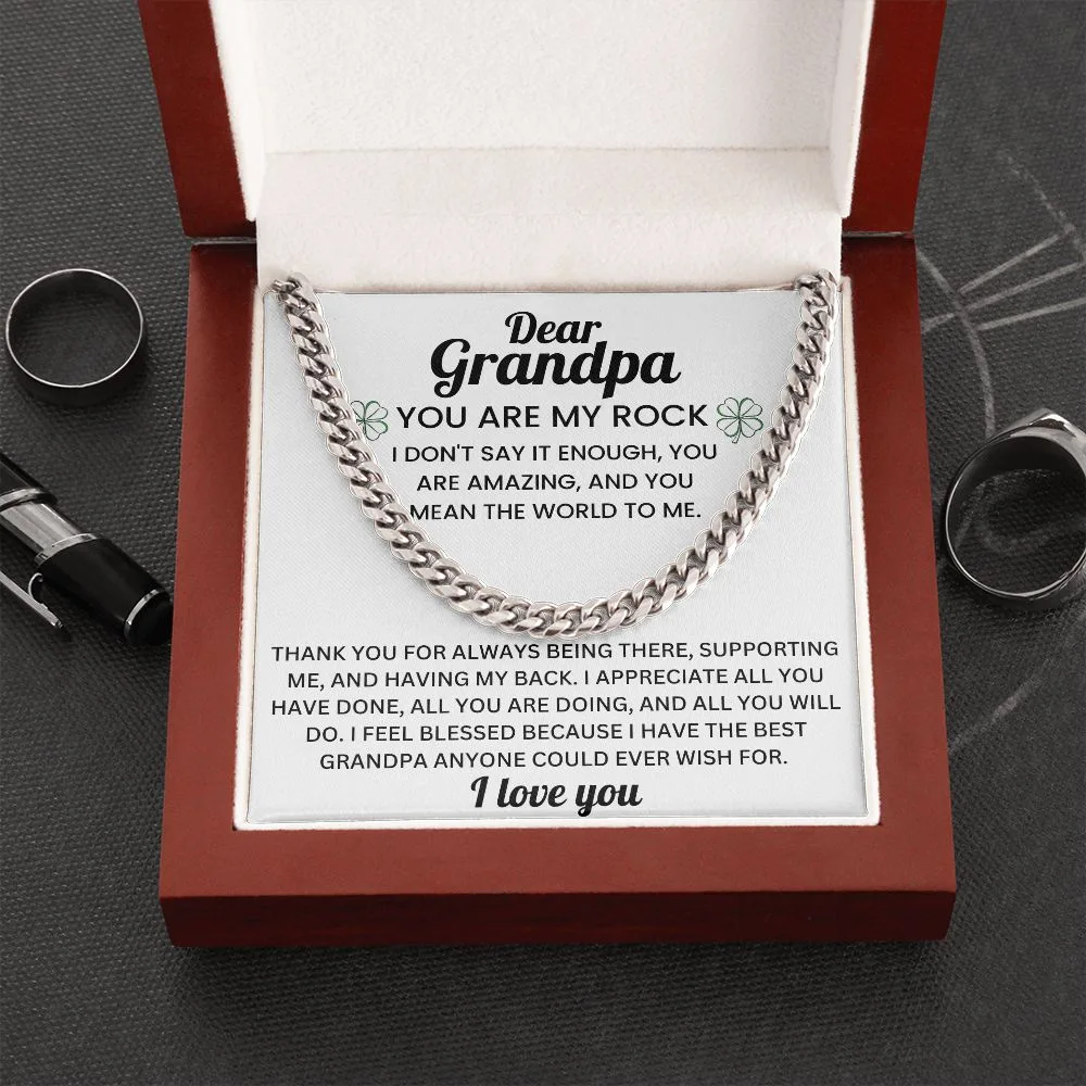 To My Grandpa - Cuban Chain