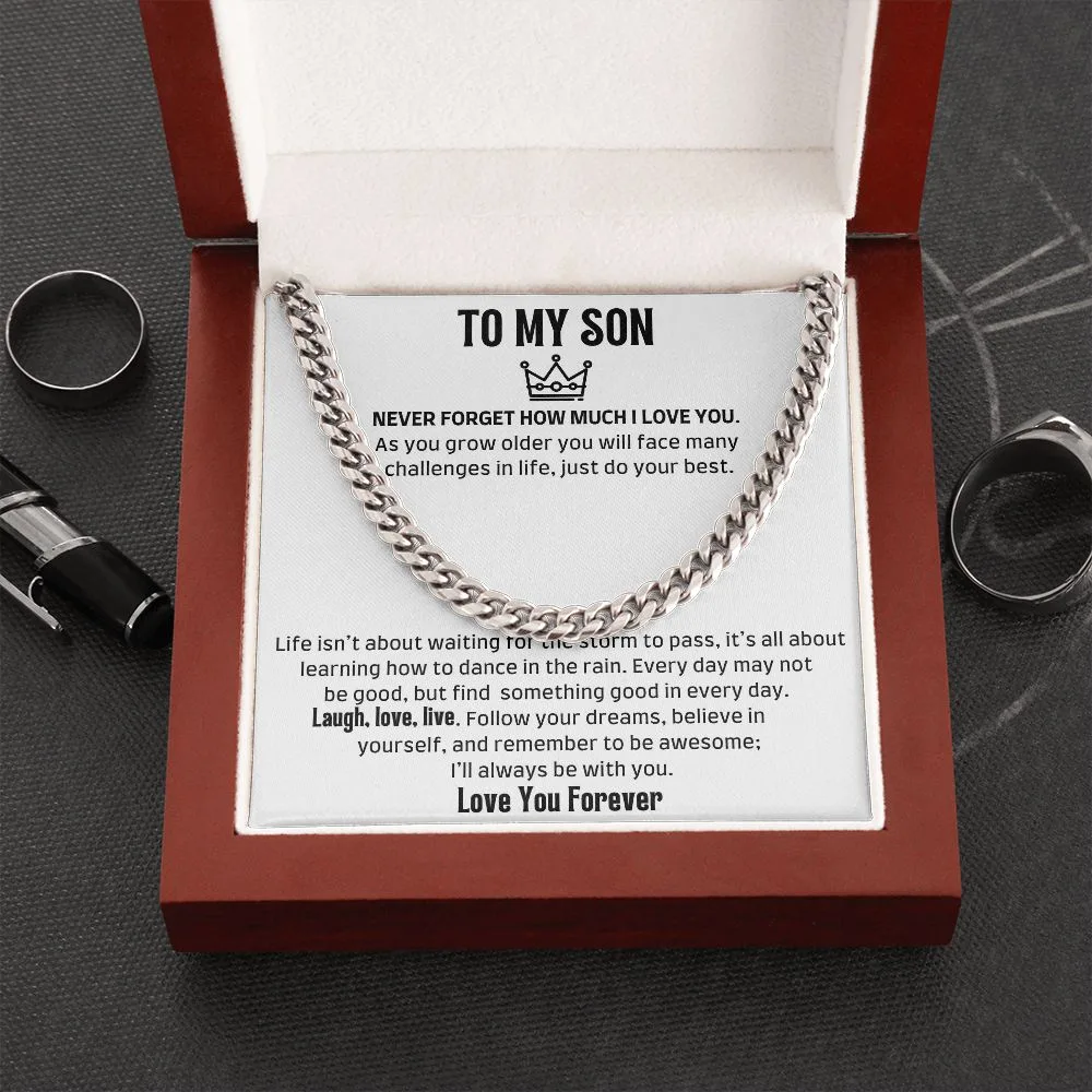 To My Son - Cuban Chain