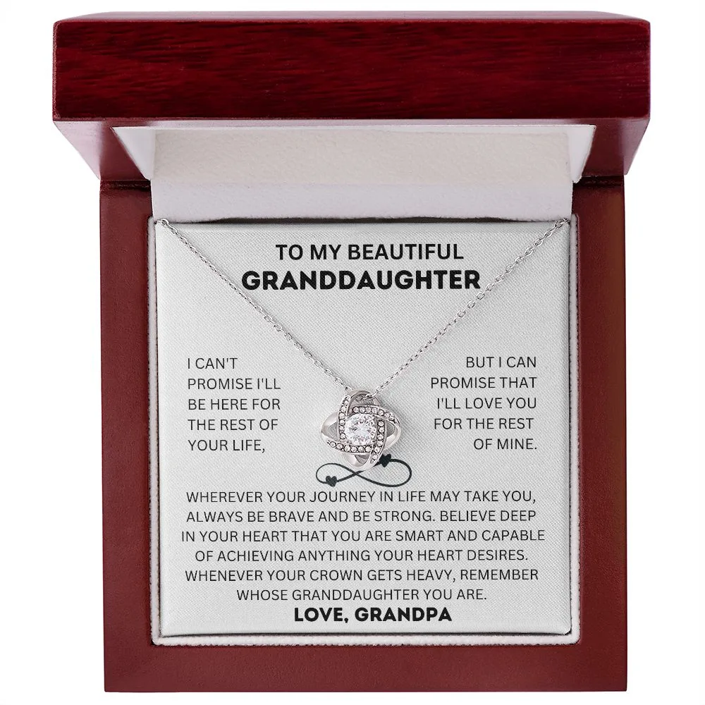 To My Beautiful Granddaughter - Grandpa